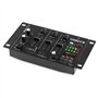 Vonyx STM-3020B Table de mixage 6 canaux – Port USB, 3 canaux mono/stéréo commutables, 2 canaux phono/ligne commutables, 2 entré