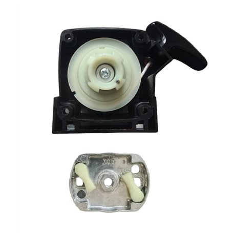 Pièce détachée d'origine Constructeur : Lanceur (démarreur) + Cloche d'entrainement pour débroussailleuse tarière et Machine Mul