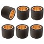 (6x) GALET DE VARIATEUR 15x12MM SCOOTER BOOSTER BWS NITRO AEROX OVETTO STUNT NEOS MOTO MOBYLETTE TENDEUR ROULEAU (4.0g)