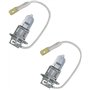 cyclingcolors 2x AMPOULE 12V 35W NORME H3 CULOT PK22S AUTO MOTO SCOOTER PROJECTEUR LAMPE FEU AVANT PHARE