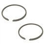 cyclingcolors 2x segment de piston 39mm x 2mm mobylette cyclomoteur compatible avec MBK 88 40 MOTOBECANE