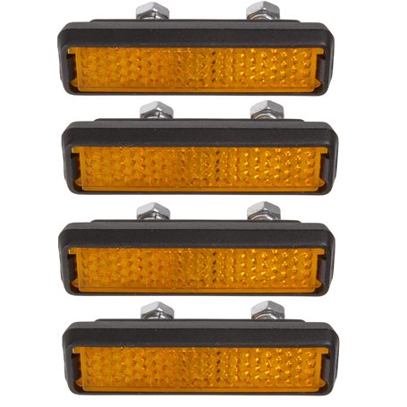 cyclingcolors 4X réflecteurs de pédale Orange vélo catadioptre à Visser Enfant VTT Ville singlespeed