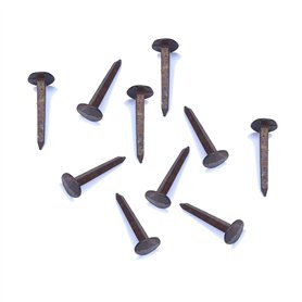 yclingcolors 10x clou décoratif vintage diamètre 8mm x longueur 20mm acier fer aspect bronze ancien rustique meuble pointe