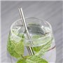 Novela Global - Paille courte 145 mm inox lot de 10 marque française