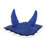 Ensemble d'accessoires Bleu pour Hobby Horse et Cheval bâton : Licol moumoute avec Longe + Couverture + Bonnet Anti-Mouches