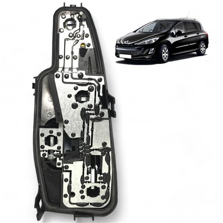 Platine de Feu Arrière Gauche - Porte Ampoule côté conducteur pour Peugeot 308 Break SW Phase 1 2007-2015 OEM 6350KW