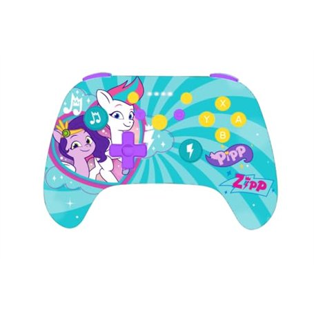 My Little Pony - Manette Switch/PC Nano Sans-fil - My Little Pony Pipp & Zipp