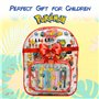 Pokémon - Kit Malette Coloriage Enfants Dessin - Feutres - Crayon de couleurs pour dessiner - Stickers Autocollant - Idée Cadeau