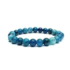 Felicidade Bracelet en Apatite bleue Pierres Naturelles Perles de 8mm Pierres Fines et Précieuses Bracelet Unisexe Bijoux Minéra Felicidade Bracelet en Apatite bleue Pierres Naturelles Perles de 8mm Pierres Fines et Précieuses Bracelet Unisexe Bijoux Minéra