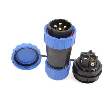 SZRMCC TY28 Connecteur d'aviation sans soudure étanche mâle femelle connecteur circulaire industriel à vis déconnexion rapide (4