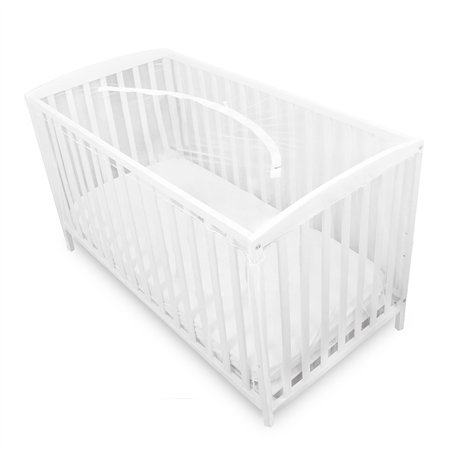 Trois Kilos Sept - Moustiquaire à Zip lit et nacelle bébé - Filet Anti Moustiques Tigres