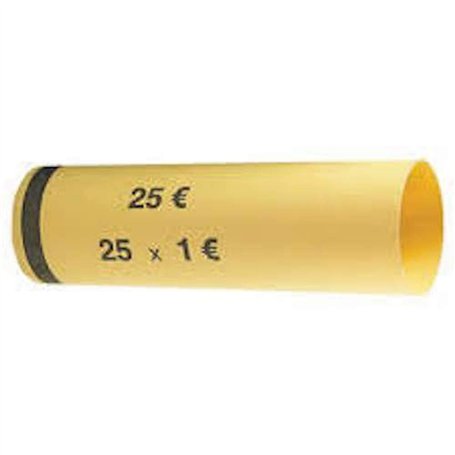 Monetique L1000TP100 Carton de 1000 tubes papier pour pièces 1