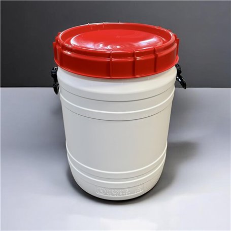 Baril Fut Tonneau Curtec 64 litres Jerrican Tonnelet de Stockage et de Transport à Grande Ouverture