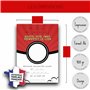 RXLITE NOUVEAUTE 2024 Kit créatif participatif premium de 20 Cartes d'invitation anniversaire à gratter thème Pokemon Pokeball e