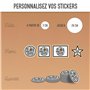 Autocollants personnalisés - Stickers personnalisables pour logos et images - Résistants à l'eau et au lave-vaisselle. Parfaits 