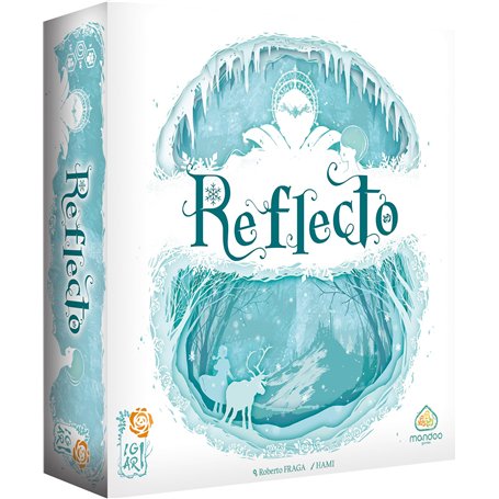 Asmodee Igiari Reflecto - Jeux de société - Jeux de Plateaux - Jeux de stratégie - Jeux de devinettes à partir de 14 Ans - 2 Jou