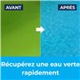 Algicide Anti-Algues Choc Piscine 1L | Rattrapage Eau Verte & Eaux Troubles | Double Action Préventive & Curative | Stop Algues 