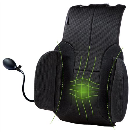 Coussin Lombaire Voiture ad’Just® - Soutien Lombaire pneumatique Gonflable/dégonflable