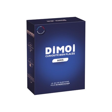 Dimoi Amis - Jeu de Cartes - 240 Questions audacieuses pour se redécouvrir Entre Amis et approfondir Ses Relations - Idée Noël