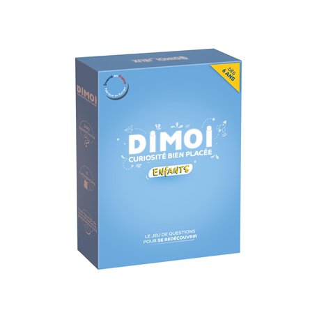Dimoi Jeu de Cartes Parents - Enfants - 240 Questions Originales pour créer des échanges passionnants et positifs Entre Parents