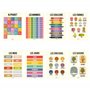 BAMMI 8 Posters Pédagogiques 30x42cm : Affiches Éducatives pour Enfants - Nombres Alphabet Couleurs Jours Mois Saisons Émotions 