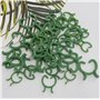 AERZETIX - C73874 - Lot de 45 Clips Pinces de Fixation pour Plantes 3.4x3 cm / 3x2.3 cm / 2.3x2 cm - Attaches légumes - en Plast