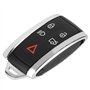 KSTE Télécommande de Remplacement de clé de Voiture Fob Shell Case Fits Jaguar XF 2009-2012 5 Bouton