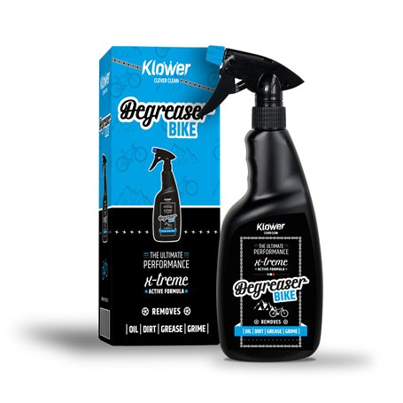 Klower Dégraissant pour vélo Élimine Graisse Huile poussière saleté 750 ML