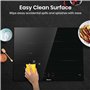 Hisense HI8421BSC Plaque de cuisson à induction Noir 80 cm