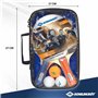 Set de tennis de table Hobby pour 2 joueurs: 2 raquettes, 3 balles intégrées dans une pochette de transport Schildkröt, Blanches