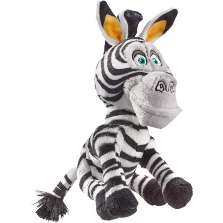 Schmidt Spiele DreamWorks Madagascar 42709 Marty Peluche Zèbre Petit modèle Multicolore 18 cm