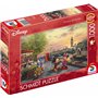 Schmidt Spiele 58044 Puzzle 1000 pièces Thomas Kinkade Disney Mickey et Minnie à Londres, Multicolore