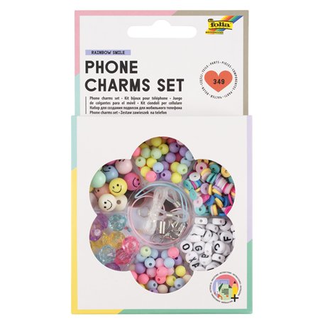 folia 32029 - Phone Charms Set Rainbow Smile