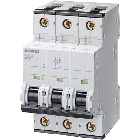Siemens 5sy6 – Interrupteur automatique 70 6 kA curva-c 3 pôles 10 A