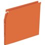 25 Dossier Suspendus DEFI Flex Armoire D15 A4 Kraft Oranges