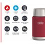 Thermos ICON Food Jar - Récipient alimentaire de 0,71 l - Double paroi en acier inoxydable 18/8 - Garde au chaud et au froid - A