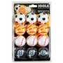 JOOLA Lot de balles de Tennis de Table au Design Sportif - 40 mm - Qualité d'entraînement 3 étoiles - Saut Uniforme de la Balle