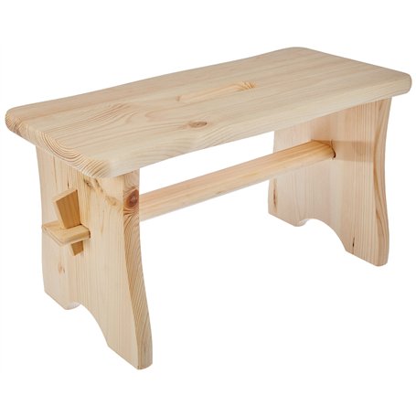 Zeller Present 13130 Repose-Pieds en Bois Tendre 39 x 19 x 21 cm