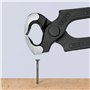 Knipex Tenaille marteau noire atramentisée, gainées en plastique 210 mm 51 01 210
