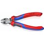 Knipex Pince à dénuder coupante de côté noire atramentisée, avec gaines bi-matière 160 mm 14 22 160