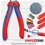KNIPEX 97 62 145 A Pince à sertir pour embouts de câble avec poignées Confort 145 mm