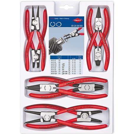 Knipex Jeu de pinces pour circlips 00 20 04 V01