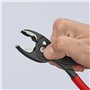 Knipex TwinGrip Pince multiprise frontale noire atramentisée, gainées en plastique antidérapant 200 mm 82 01 200 SB