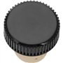 Westmark, 482020E3 Lot de 24 bouchons en liège naturel et plastique pour bouteilles de 0,7 à 1 l Marron clair/noir