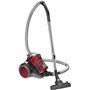 Bomann Aspirateur Sans Sac Puissant et Silencieux - Eco-Cyclon Traineau - 700 Watts - Rouge/Gris