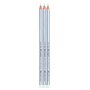Faber-Castell 111499 Crayon pour tableau noir Lot de 3 Blanc