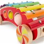 Bieco Xylophone Bebe 1 An | Xylophone Enfant | Trotteur en Bois | Jouet a Tirer | Apprendre a Marcher pour Bebe Chariot de March