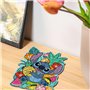 Ravensburger - Puzzle en Bois - Stitch - 150 pièces Robustes et Naturelles Dont 15 Figurines en Bois (Whimsies) - Qualité Premiu