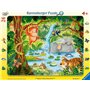 Ravensburger Puzzle pour Enfants - 06171 - Motif Animaux de la Jungle - pour Enfants de 4 Ans et Plus - 24 pièces - Bleu