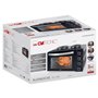 Clatronic® Mini-four avec plaques de cuisson et broche tournante | cuisson et rôtissage simultanés | mini-four à convection de 2